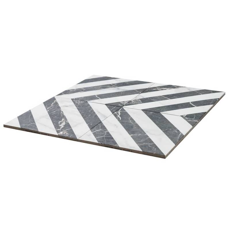 Palace 8x8 Matte Wood Look Porcelain Encaustic Tile - Floor, Wall & Backsplash