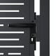 preview thumbnail 6 of 6, vidaXL Garden Gate Decorative Door Outdoor Anthracite Steel Square Design - 43.3 x 61.0"
