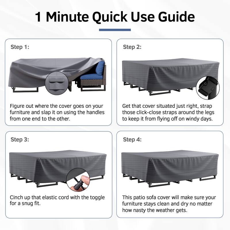 Outdoor Furniture Covers Waterproof Sofa Cover