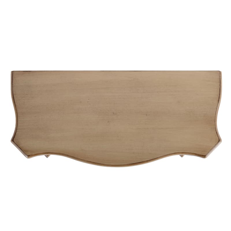 Cheshire 22 in. W Rectangular Wood Ballerina Console Table with Open Shelf