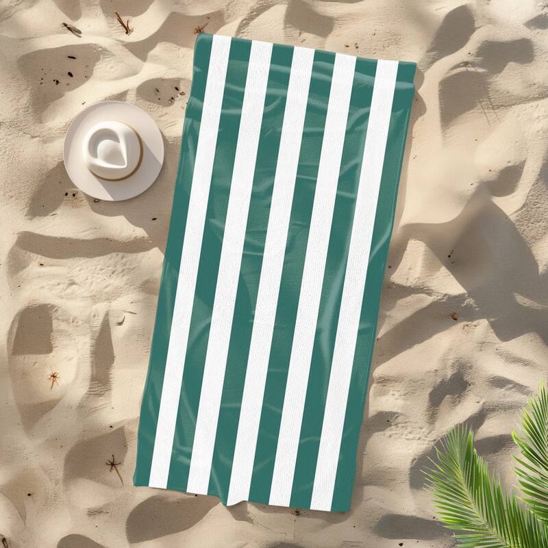 Large Cabana Stripe Beach Towel 30"x60", 35"x70"