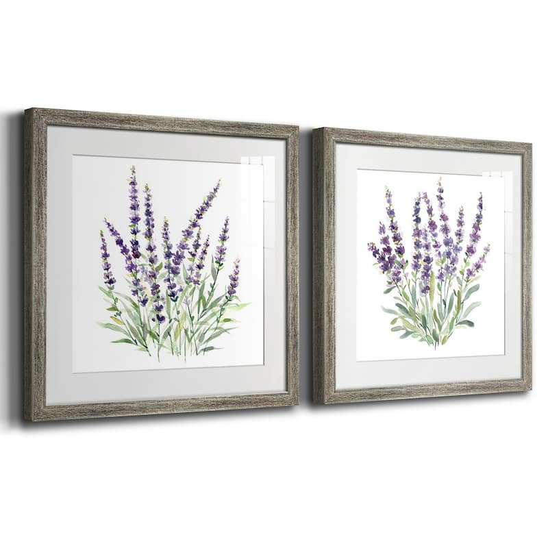 Lavender Botanical I- Premium Framed Print - Ready to Hang