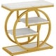 preview thumbnail 22 of 60, Small 3-tier Living Room End Tables And Side Tables with Metal Frame