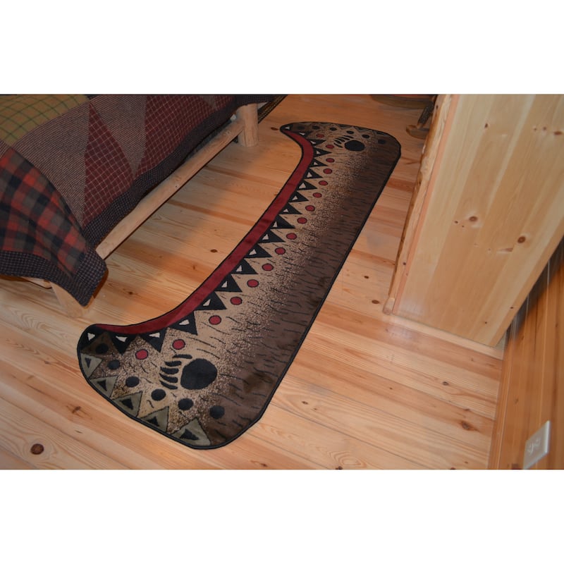 American Destination Etowah Canoe Accent Rug 2'8"x7'7"