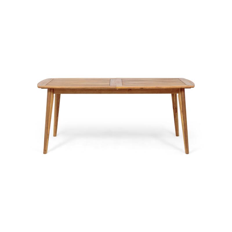 Stamford Outdoor Wood Dining Table by Christopher Knight Home
