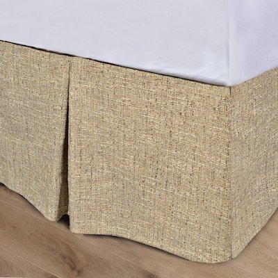 Paseo Road by HiEnd Accents Carter Tweed Bed Skirt, 1PC
