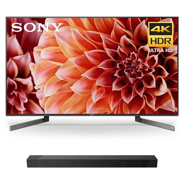 Sony XBR-85X900F 85" BRAVIA 4K Ultra HD HDR Smart TV with HT-ST5000 7.1.2ch 800W Dolby Atmos Sound Bar - Black