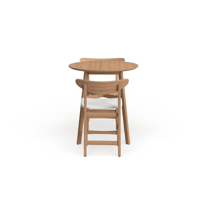 Carson Carrington Lund 3-piece Wood Counter-height Round Dining Set by Christopher Knight Home