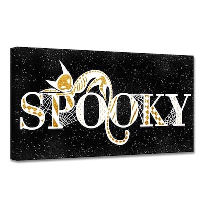 ChiChi Décor 'Spooky Glam' Halloween Canvas Wall Art