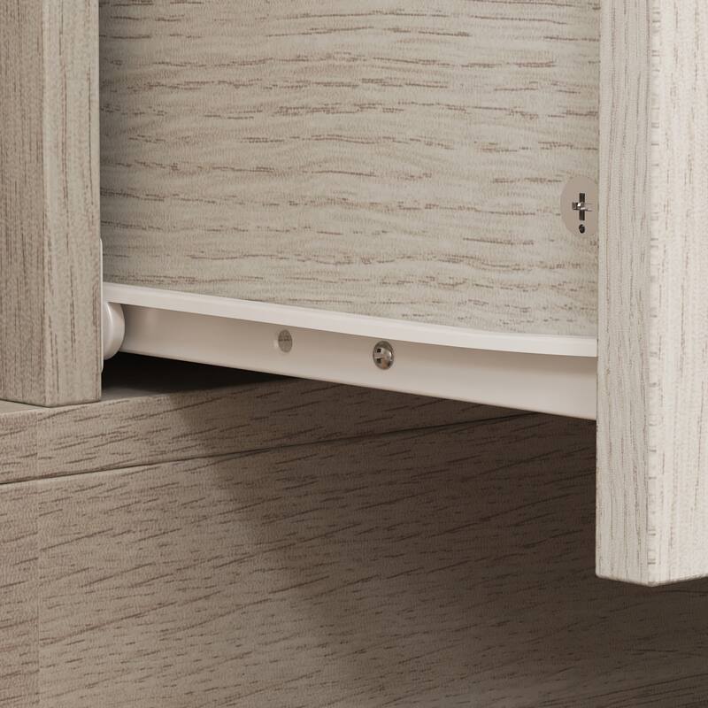 Elegant White Modular Bookcase: Stylish and Flexible Storage Solution for Your Home