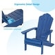 preview thumbnail 10 of 60, BONOSUKI Patio Adirondack Chairs Weather-resistant(Set of 2)
