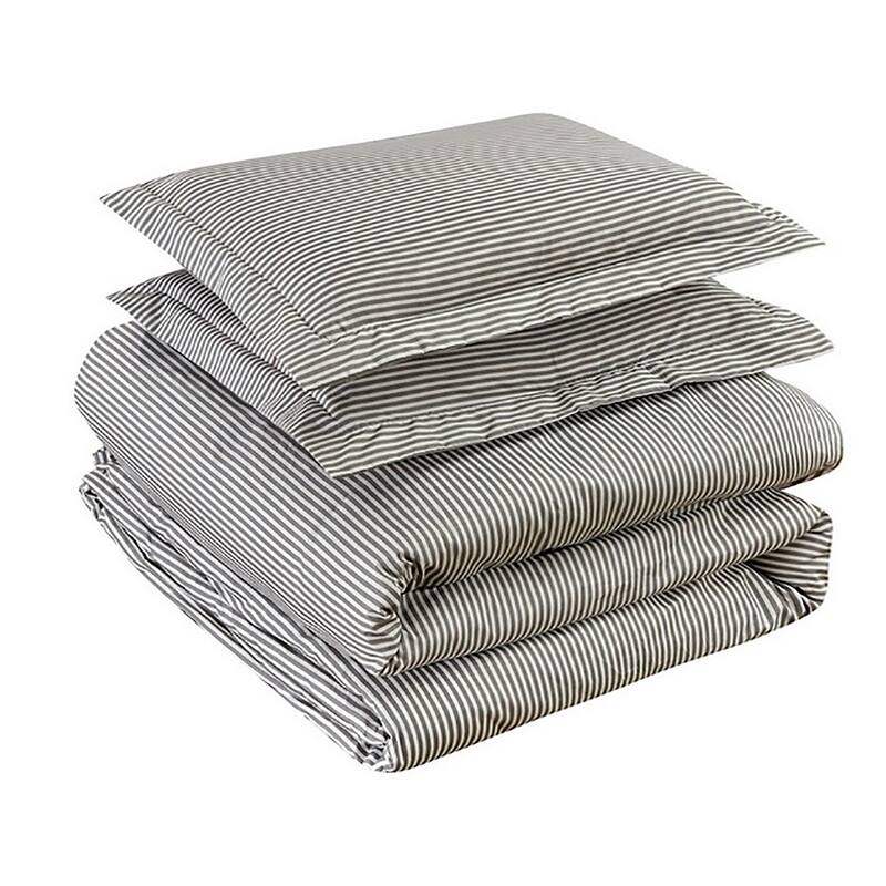 Bibb 1800 Series 3 pc Duvet Cover Set - Oxford - King