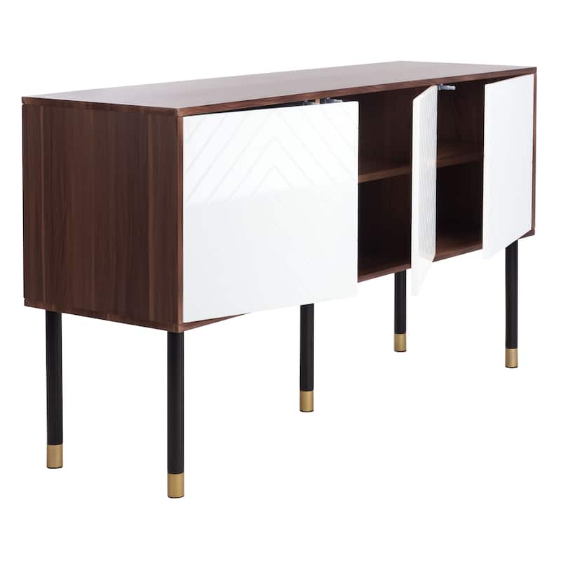 SAFAVIEH Oakley Mid-Century Modern Media 55" TV Stand - 55.1" W x 15.8" L x 29.5" H