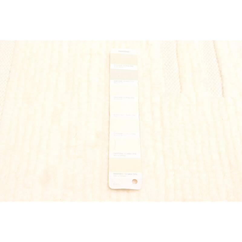 ECARPETGALLERY Hand-knotted Tangier Cream Wool Rug - 4'11 x 7'11