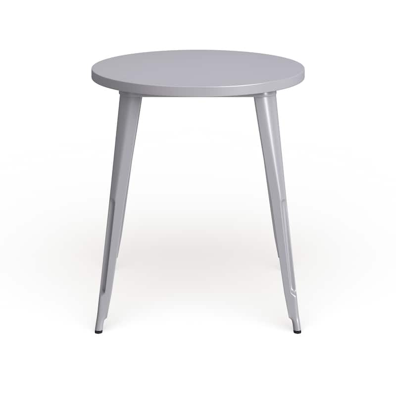 30'' Round Metal Indoor-Outdoor Table - 30"W x 30"D x 29.5"H