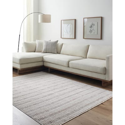Frank Lloyd Wright Foundation by Livabliss Usonia Collection Global Checkered Area Rug