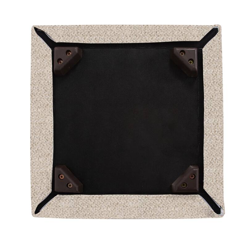 Allan Andrews 20" Universal Square Cube Ottoman with Cover, Panama Collection