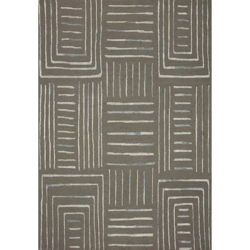 Alexander Home Reverie Geometric Contemporary Area Rug