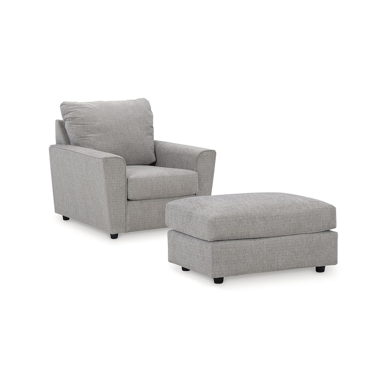 Signature Design by Ashley Stairatt Gray 2-Piece Upholstery Package - 38" W x 38" D x 39" H
