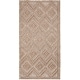 preview thumbnail 1 of 7, Nourison Versatile Indoor/Outdoor Geometric Flatweave Area Rug 2' x 4' - Natural/Beige