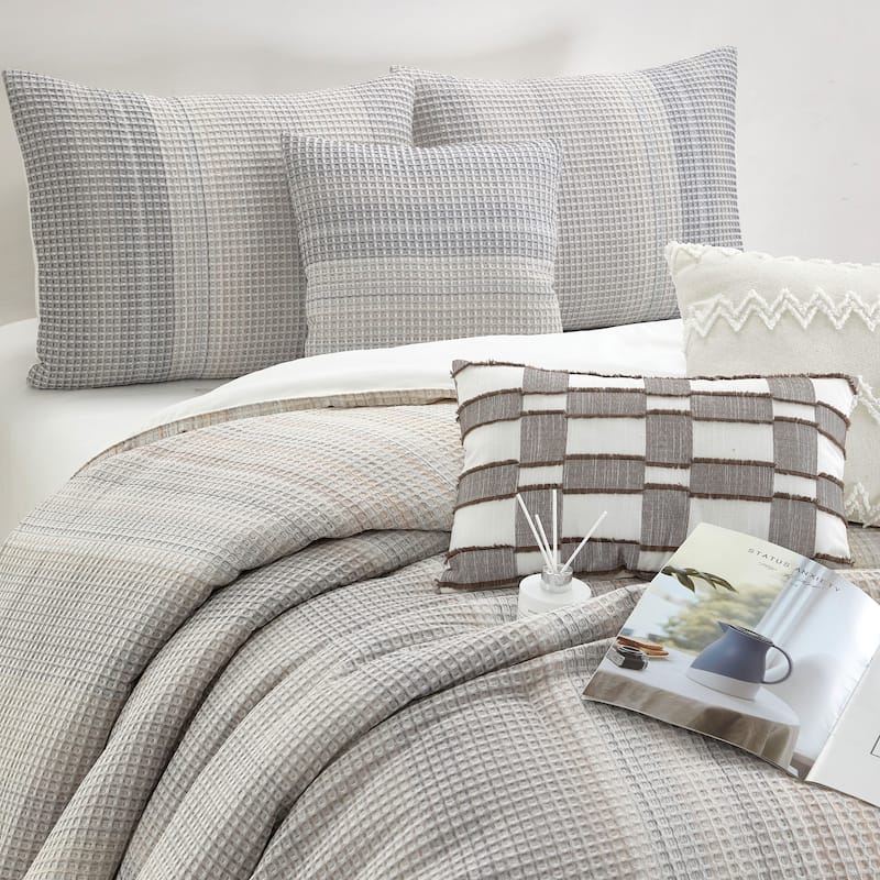 Nanshing Amanda 7 Piece Ombre Stripes Comforter Set