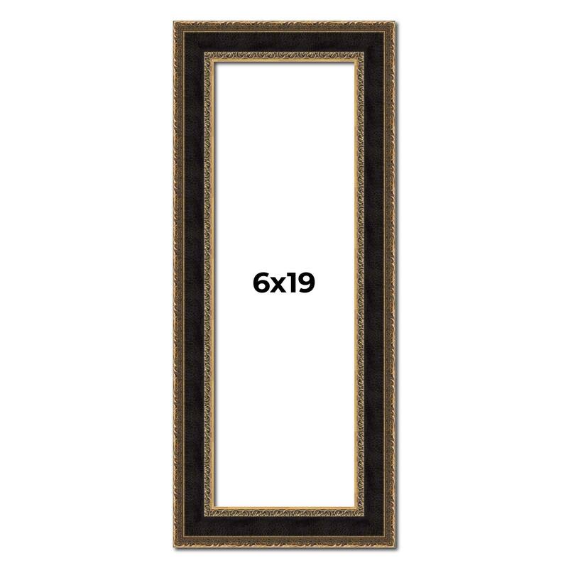 6x19 Frame Gold Antique Vintage Sold Wood Picture Frame | 1.75 Inch