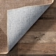preview thumbnail 4 of 10, Nuloom Abi SuperiorWash Checkered Easy-Jute Machine Washable Area Rug