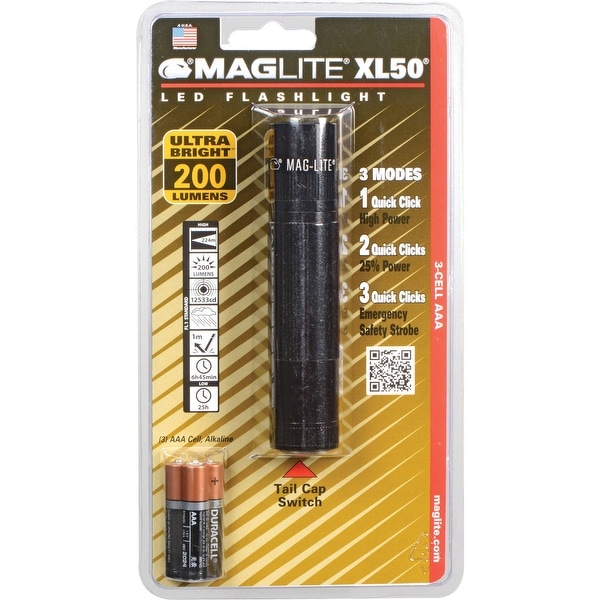 Mag Instrument Xl50-S3016 Led Flashlight - Black, Clamshell Packaging