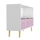 preview thumbnail 10 of 20, Kids bookcase,Book Display,Toy Storage Cabinet with Collapsible Fabric Drawers