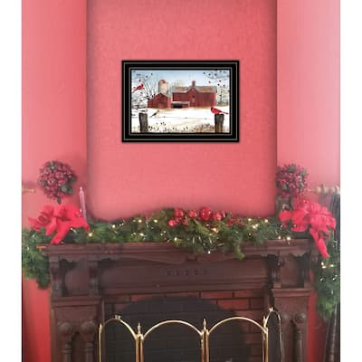 TrendyDecor4U Contemporary "Winter Days" Framed Print Wall Art by Billy Jacobs