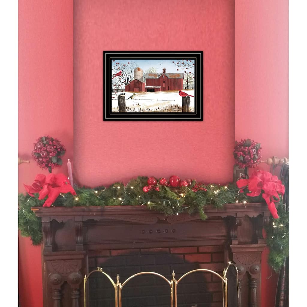 TrendyDecor4U Contemporary "Winter Days" Framed Print Wall Art by Billy Jacobs