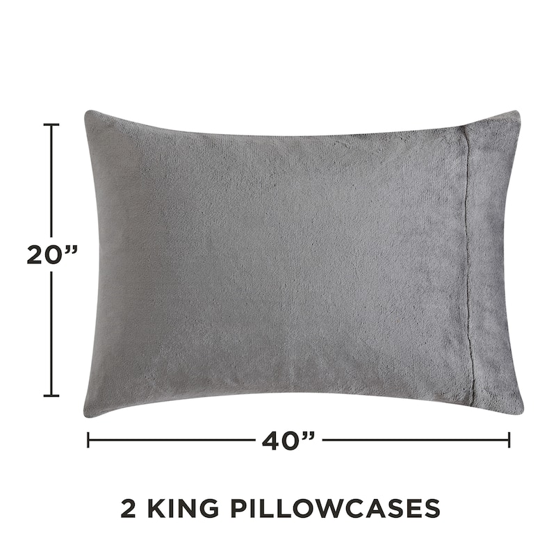 Juicy Couture Plush Sheet and Pillow Cases Set