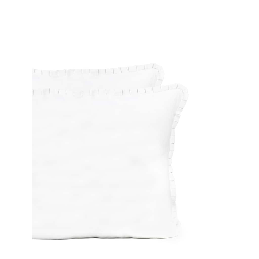 Belgian Flax Linen Collection Ruffle Sham Set