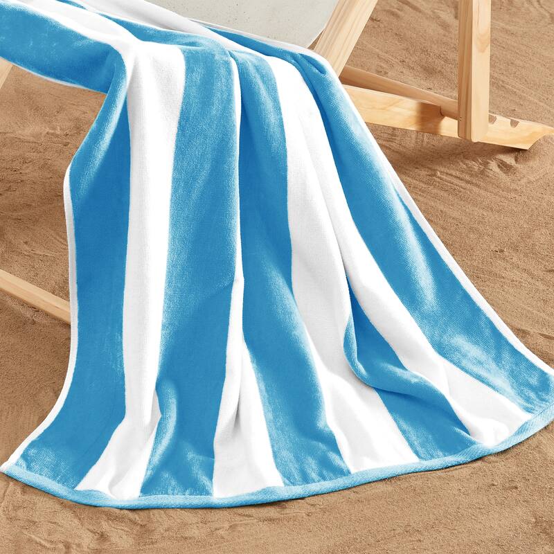 Linery & Co. Cotton Stripe Beach Towel, 4 Pack - 30" x 60"