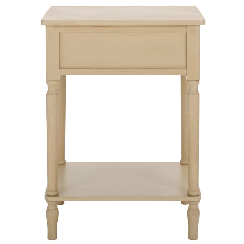 SAFAVIEH Haven Farmhouse 1-Drawer Accent Table - 19"W x 16"D x 26"H