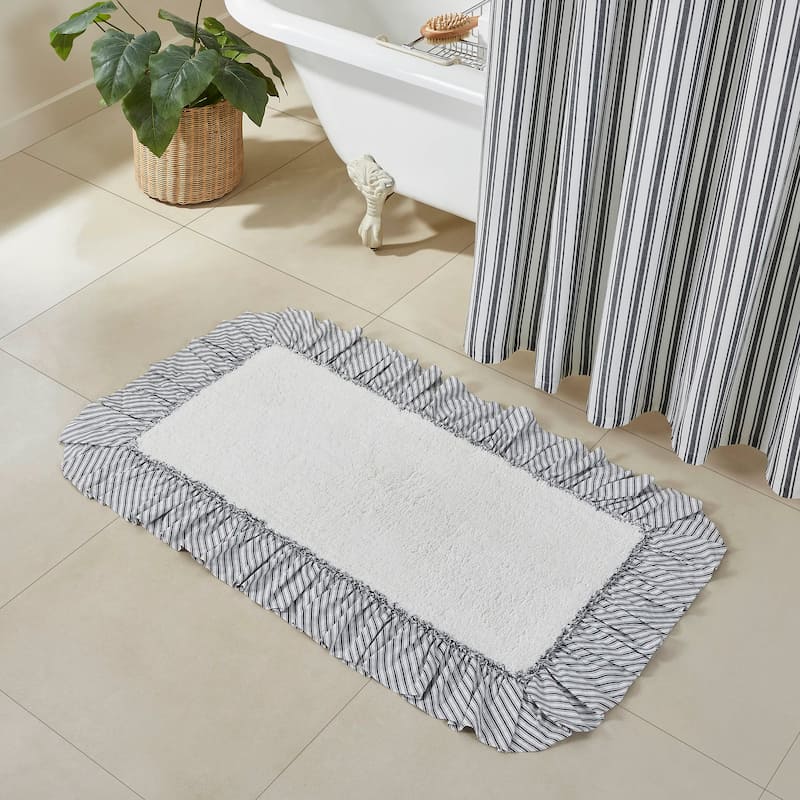 Sawyer Mill Black Bathmat