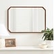 preview thumbnail 48 of 66, Kate and Laurel Marston Square Wood Wall Mirror