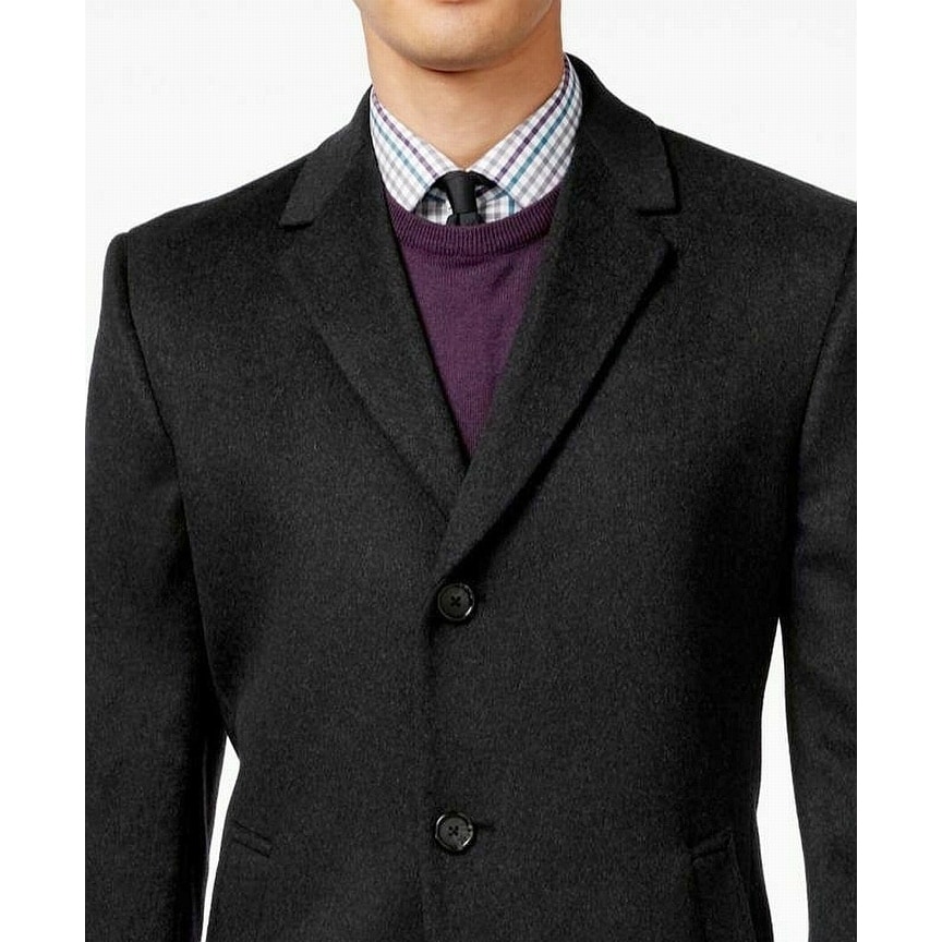 Shop For Kenneth Cole Reaction Mens Coat Gray Size 46l Raburn Wool Blend Slim Get Free Delivery On Everything At Overstock Your Online Men S Clothing Shop Get 5 In Rewards With Club O 32564270