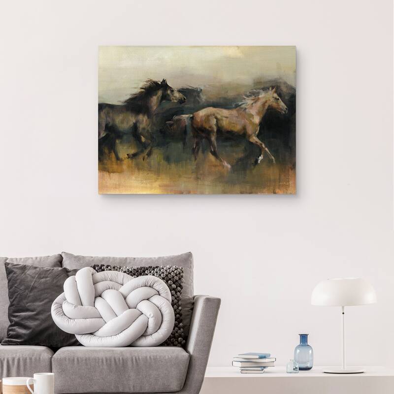 Roaming the West Crop by Marilyn Hageman Canvas Art Print