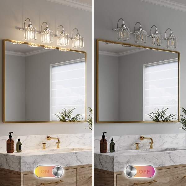 Rose gold vanity light deals