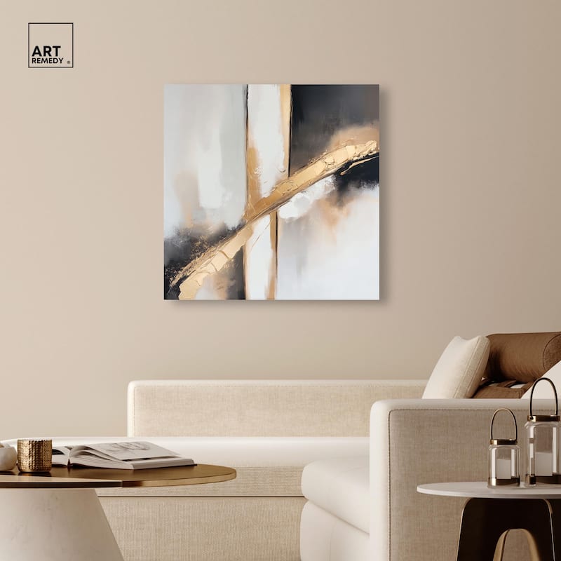 Gilded Rupture II Canvas by Art Remedy, Gallery Wrapped