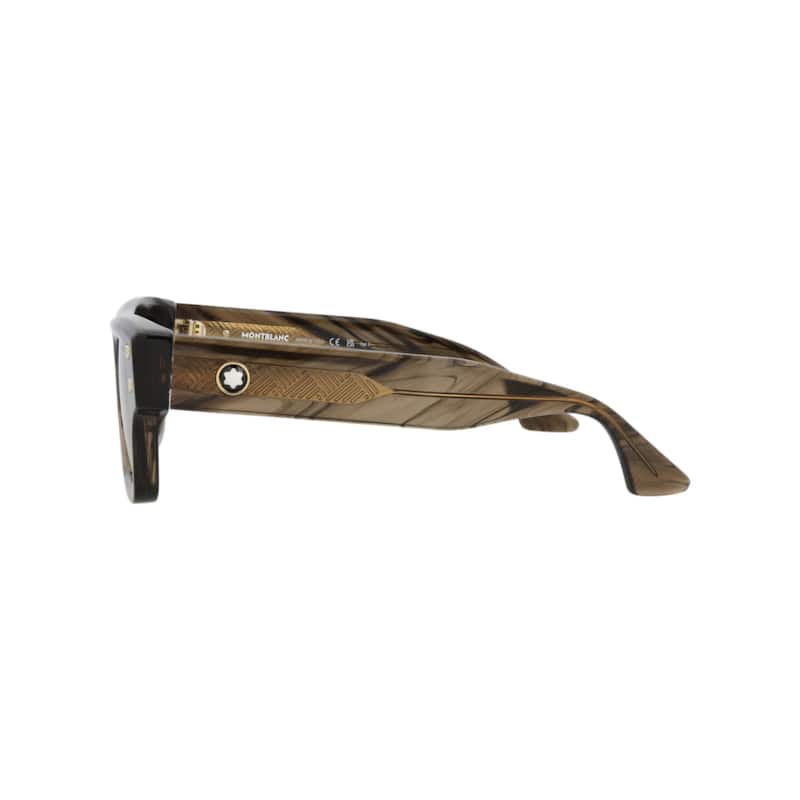 Montblanc Square-Frame Recycled Acetate Sunglasses