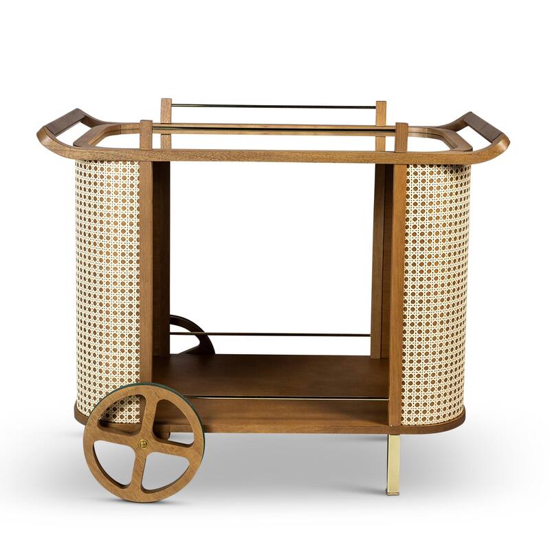 Modern Brazilian - Dinda - Bar Cart - Natural