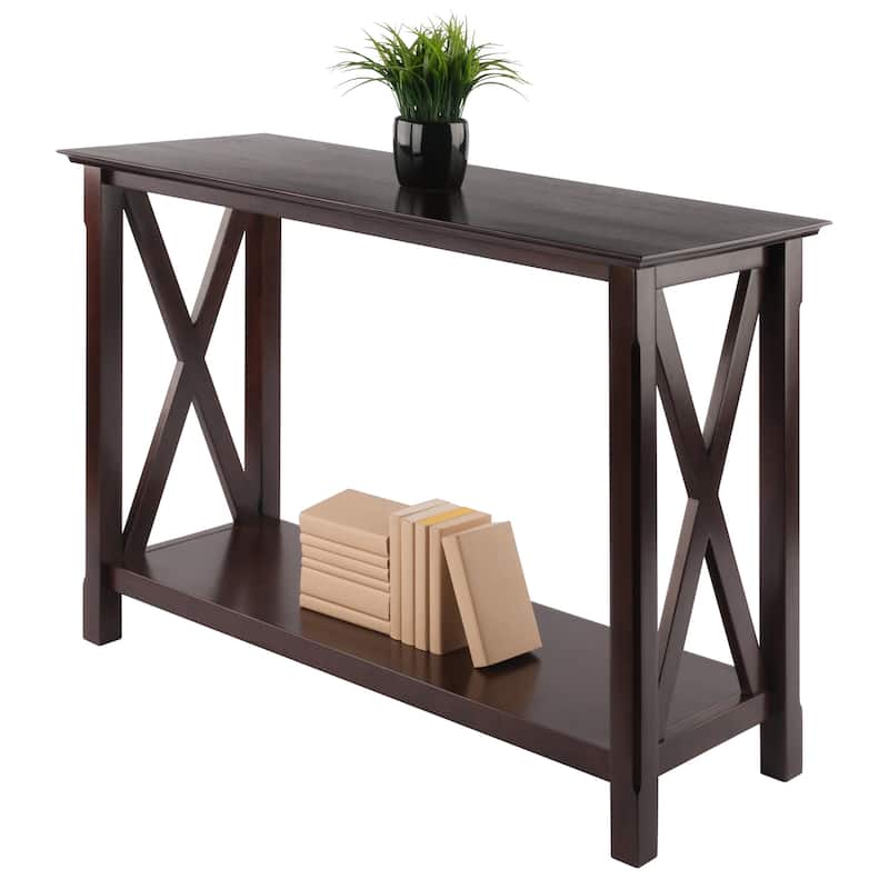 Xola Console Table Living Room, Cappuccino - 45"W x 17"D x 30"H