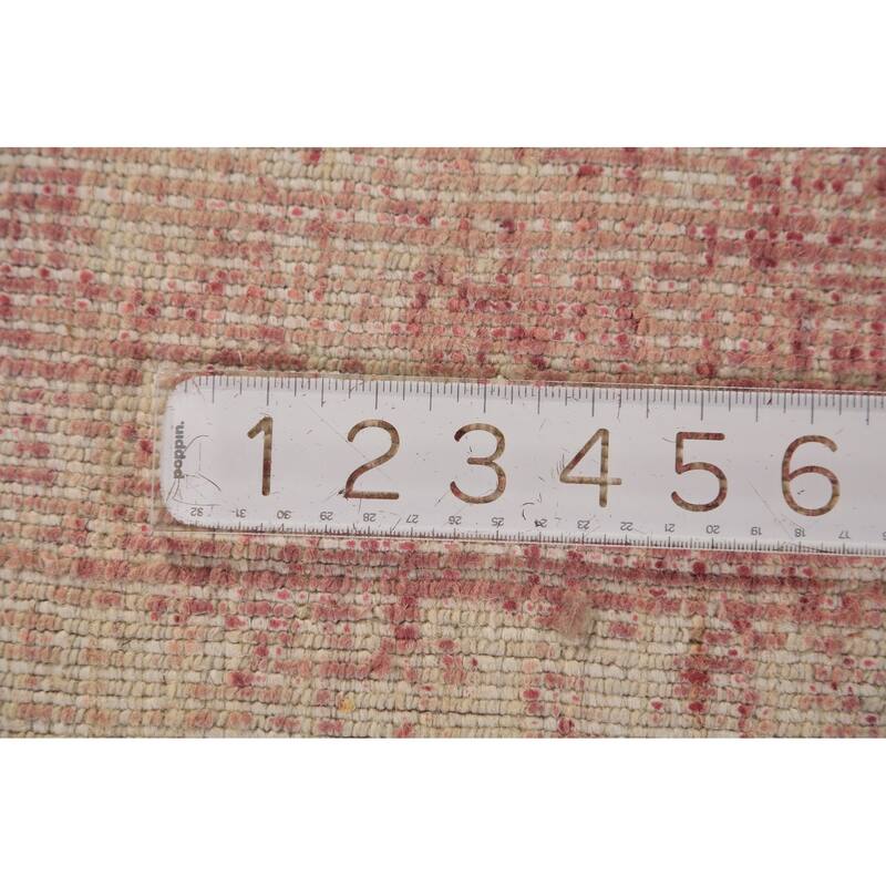 Modern Abstract Indian Area Rug Handmade Wool Carpet - 4'10"x 8'1"
