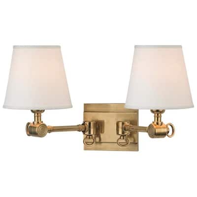 Hudson Valley Lighting Hillsdale 2 Light 10" Tall Wall Sconce