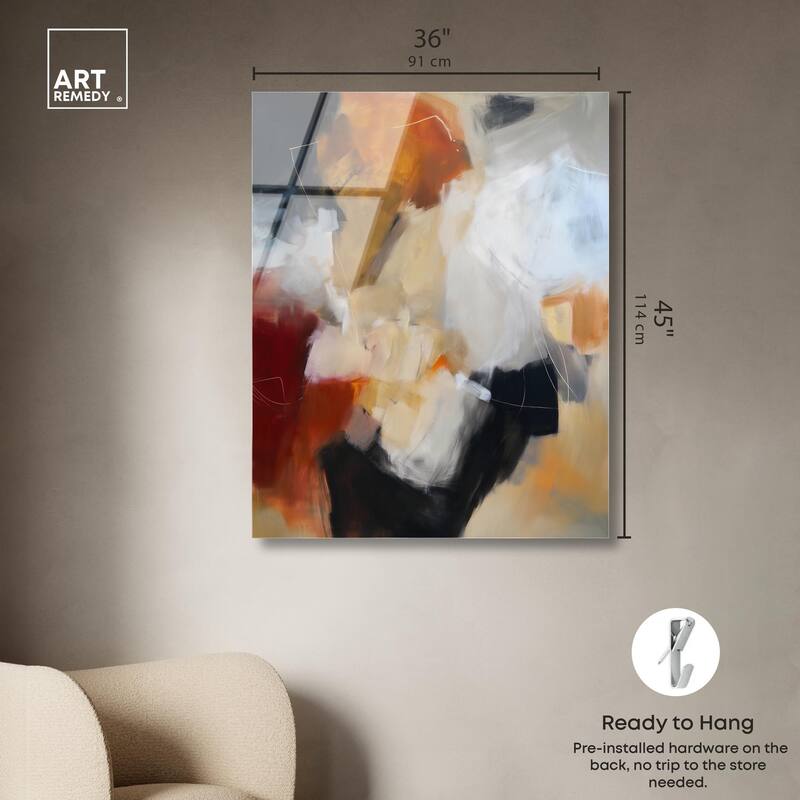Earth and Fire II Acrylic by Art Remedy, Ready to Hang