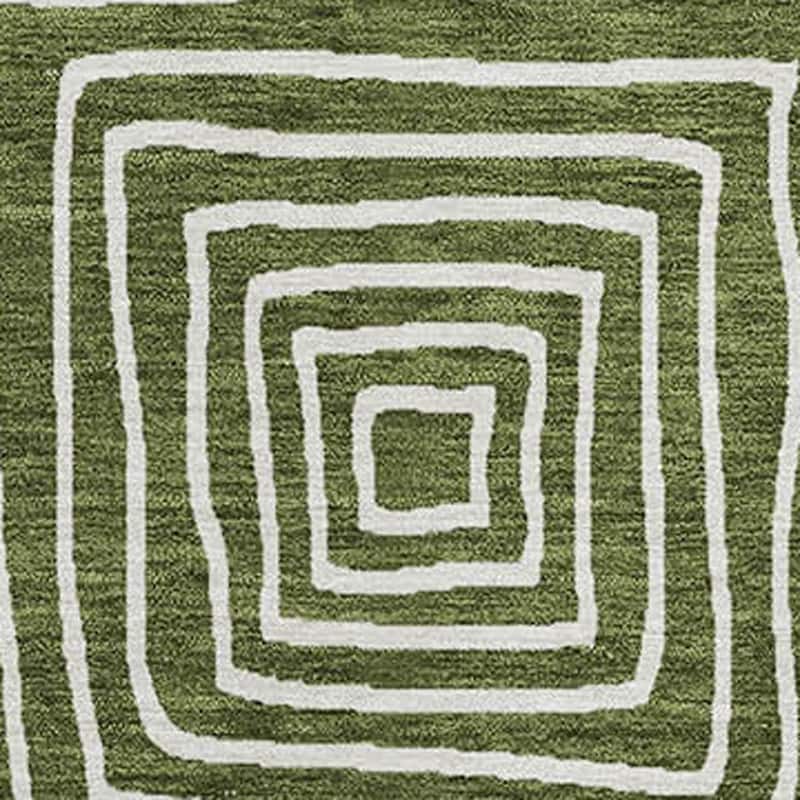 HomeRoots Geometric Transitional Rectangle Outdoor Rug