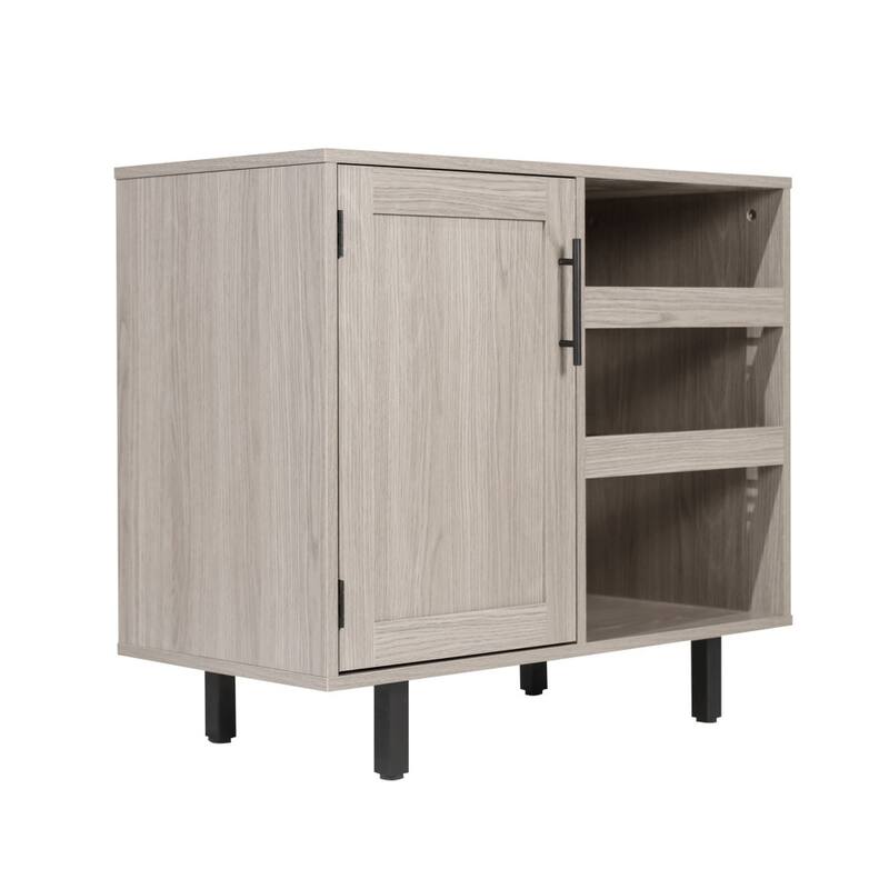 Classic Sideboard and Bar Cabinet with Open and Closed Storage