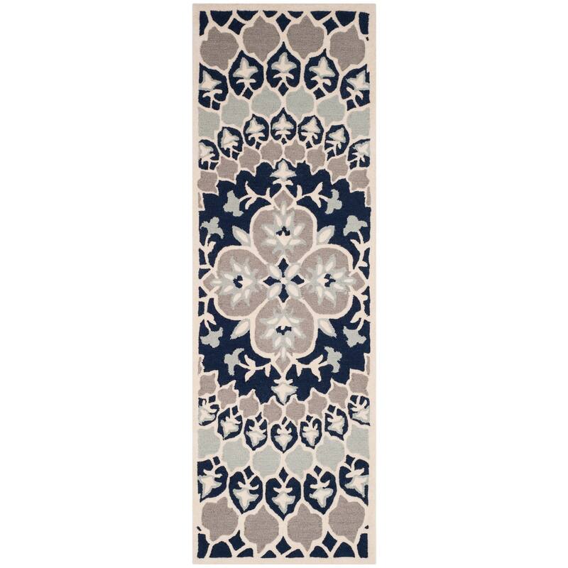 SAFAVIEH Handmade Bellagio Ronak Modern Oriental Wool Rug